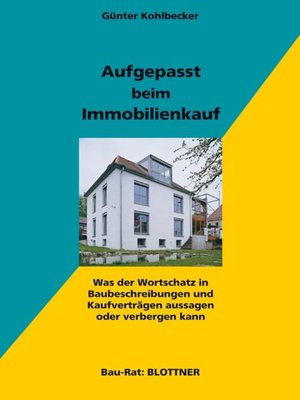 cover image of Aufgepasst beim Immobilienkauf